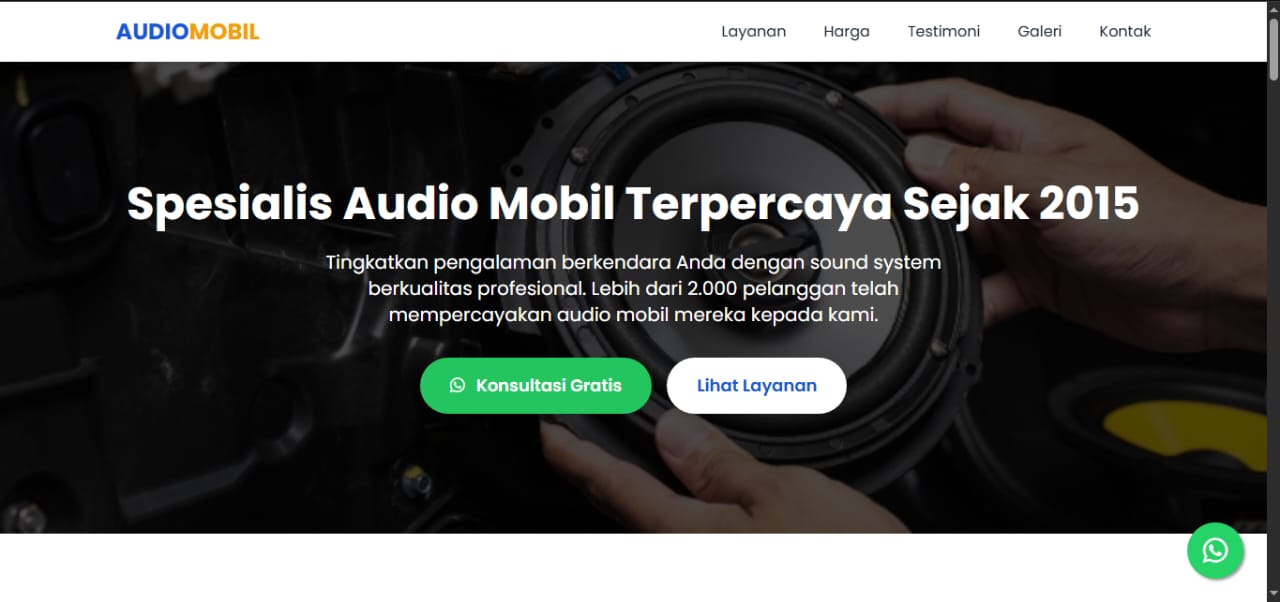 Web UMKM(Audio Mobil)